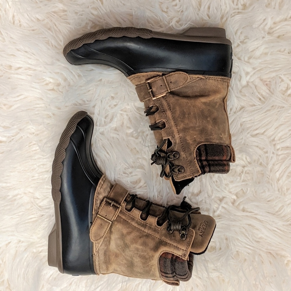 Sperry Top-sider Black/Tan Misty Duck Boots